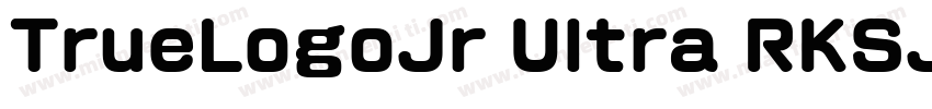 TrueLogoJr Ultra RKSJ H字体转换